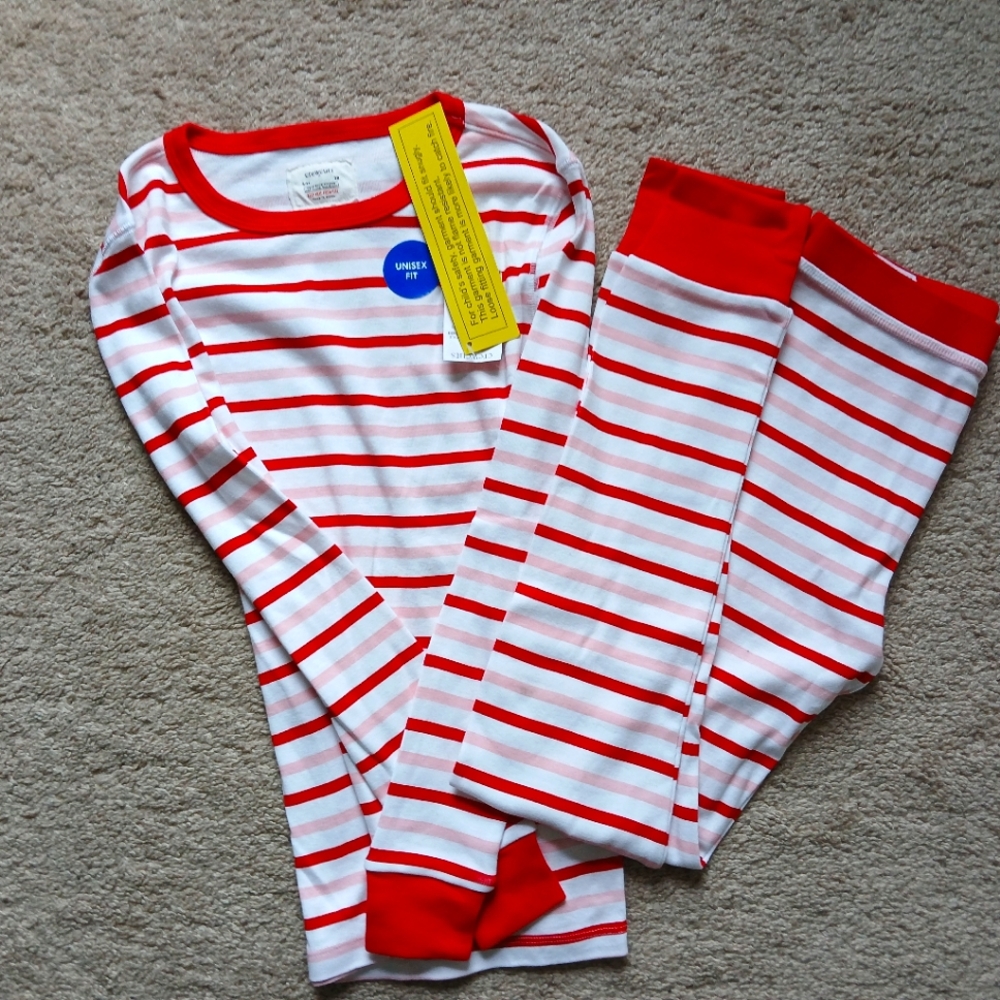 J.Crew Cotton Striped Pajamas size 10
